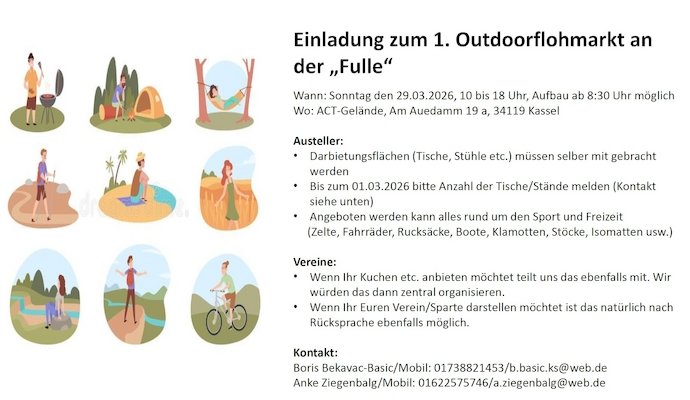 Outdoor Flohmarkt in Kassel