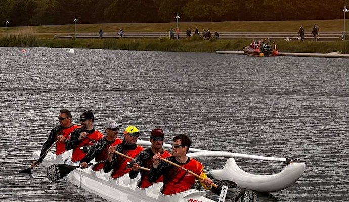 Va'a Sprint-Europameisterschaft auf dem Dorney Lake