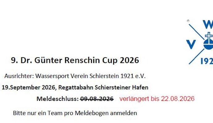 9. Drachenboot- Regatta Dr. Günter Renschin-Cup